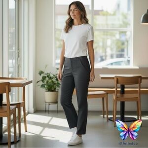 Reitmans Women's Dark Gray Cropped Pants Size 16